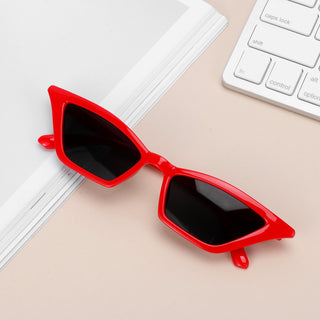 Top quality Fashion Women Glasses Small Frame Cat Eye Sunglasses UV400 Sun Shades Glasses Street Eyewear Female glasses